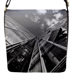 Architecture Skyscraper Flap Messenger Bag (s) by BangZart