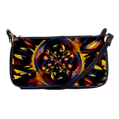 Spiky Abstract Shoulder Clutch Bags by linceazul