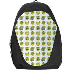 St Patrick S Day Background Symbols Backpack Bag by BangZart