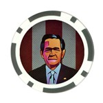 George W Bush Pop Art President Usa Poker Chip Card Guard Back