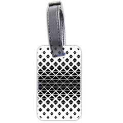 Triangle Pattern Background Luggage Tags (two Sides) by BangZart