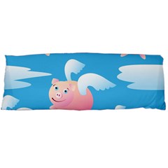 Flying Piggys Pattern Body Pillow Case (dakimakura) by Bigfootshirtshop