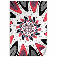 High Contrast Twirl Canvas 12  X 18   by linceazul