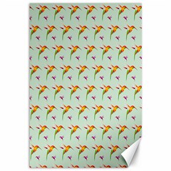 Birds Hummingbirds Wings Canvas 12  X 18   by Celenk