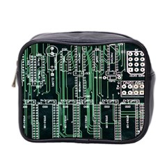 Printed Circuit Board Circuits Mini Toiletries Bag 2-side by Celenk