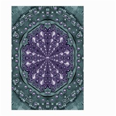 Star And Flower Mandala In Wonderful Colors Small Garden Flag (two Sides) by pepitasart