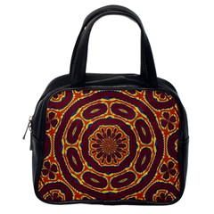 Geometric Tapestry Classic Handbags (one Side) by linceazul