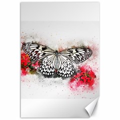 Butterfly Animal Insect Art Canvas 12  X 18   by Celenk