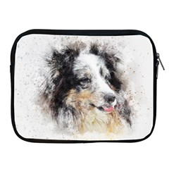 Dog Shetland Pet Art Abstract Apple Ipad 2/3/4 Zipper Cases by Celenk