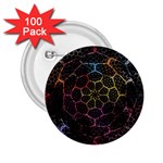 Background Grid Art Abstract 2.25  Buttons (100 pack)  Front