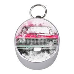 Car Old Car Art Abstract Mini Silver Compasses by Celenk