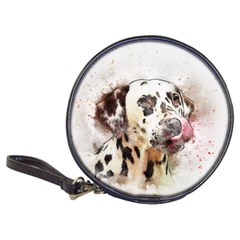 Dog Portrait Pet Art Abstract Classic 20-cd Wallets by Celenk