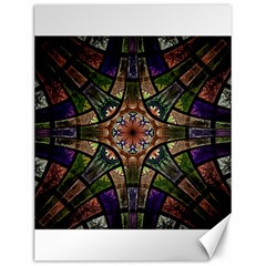 Fractal Detail Elements Pattern Canvas 12  X 16   by Celenk