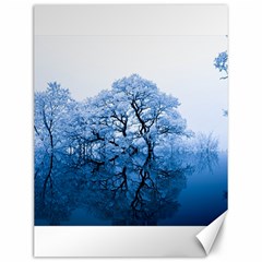 Nature Inspiration Trees Blue Canvas 12  X 16   by Celenk