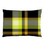 Tartan Abstract Background Pattern Textile 5 Pillow Case (Two Sides) Back