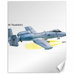 A 10c Thunderbolt Usaf Canvas 11  X 14   by Bigfootshirtshop