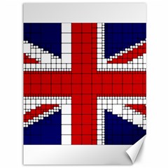 Union Jack Flag Uk Patriotic Canvas 36  X 48   by Celenk