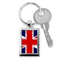 Union Jack London Flag Uk Key Chains (rectangle)  by Celenk