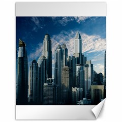 Skyscraper Cityline Urban Skyline Canvas 12  X 16   by Celenk