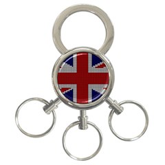 Union Jack Flag British Flag 3-ring Key Chains by Celenk