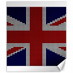 Union Jack Flag British Flag Canvas 20  X 24   by Celenk