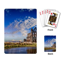 Ruin Church Ancient Architecture Playing Card by Celenk