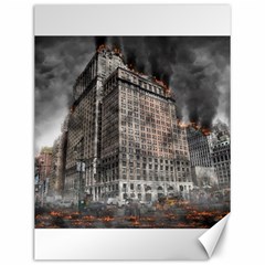 World War Armageddon Destruction Canvas 12  X 16   by Celenk