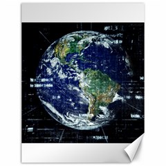 Earth Internet Globalisation Canvas 12  X 16   by Celenk