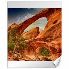 Canyon Desert Rock Scenic Nature Canvas 11  X 14   by Celenk