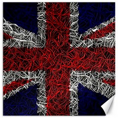 Union Jack Flag Uk Patriotic Canvas 20  X 20   by Celenk