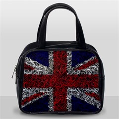 Union Jack Flag Uk Patriotic Classic Handbags (one Side) by Celenk