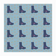 Deer Boots Teal Blue Medium Glasses Cloth (2-side) by snowwhitegirl