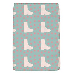 Deer Boots Blue White Flap Covers (l)  by snowwhitegirl