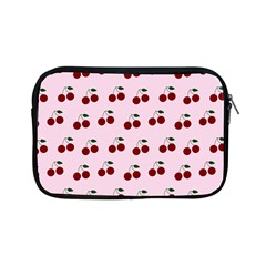 Pink Cherries Apple Ipad Mini Zipper Cases by snowwhitegirl