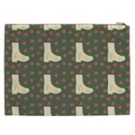 Green Boot Cosmetic Bag (XXL)  Back