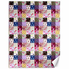 Quilt Of My Patterns Small Canvas 18  X 24   by snowwhitegirl