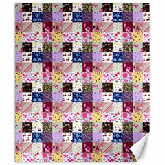 Quilt Of My Patterns Small Canvas 20  X 24   by snowwhitegirl