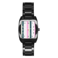 Olivia Stainless Steel Barrel Watch by snowwhitegirl