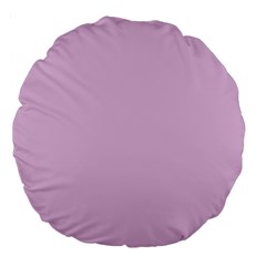 Lilac Star Large 18  Premium Flano Round Cushions by snowwhitegirl