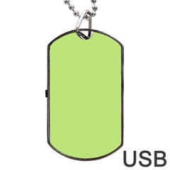 Minty Dog Tag Usb Flash (one Side) by snowwhitegirl