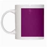 Grape Purple White Mugs Left