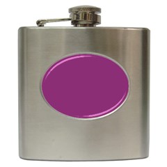 Grape Purple Hip Flask (6 Oz) by snowwhitegirl