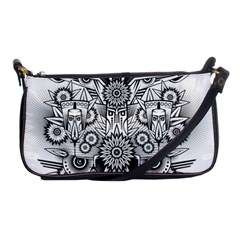 Forest Patrol Tribal Abstract Shoulder Clutch Bags by Nexatart