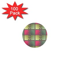 Seamless Pattern Seamless Design 1  Mini Buttons (100 Pack)  by Nexatart