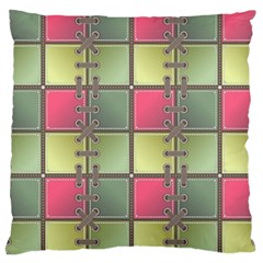 Seamless Pattern Seamless Design Large Cushion Case (one Side) by Nexatart