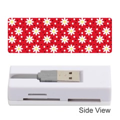 Daisy Dots Red Memory Card Reader (stick)  by snowwhitegirl