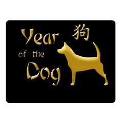 Year Of The Dog - Chinese New Year Fleece Blanket (small) by Valentinaart