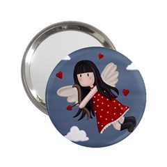 Cupid Girl 2 25  Handbag Mirrors by Valentinaart