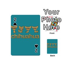 Chihuahua Playing Cards 54 (mini)  by Valentinaart