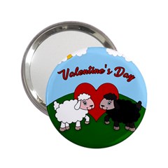 Valentines Day - Sheep  2 25  Handbag Mirrors by Valentinaart